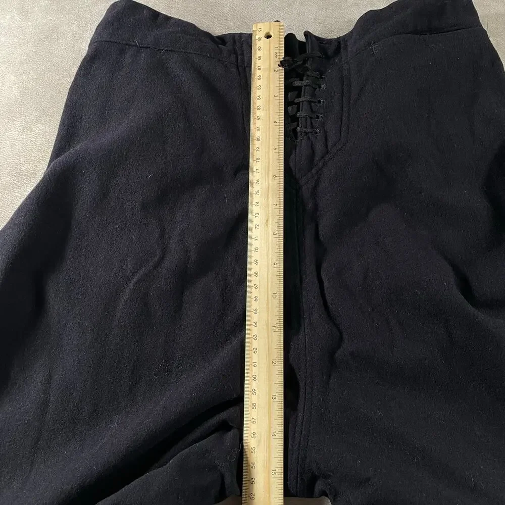 1963 US Navy Vietnam Era Wool Sailor Bell Bottom Pants W29 Wide Leg Navy Mens